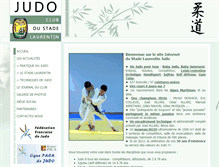 Tablet Screenshot of club-judo.fr